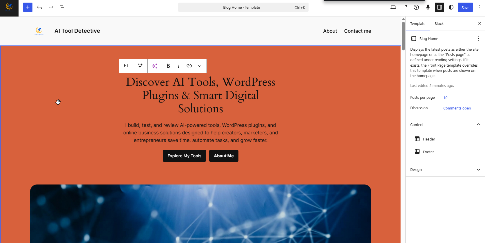 Building an AI Tools Portfolio on WordPress.com